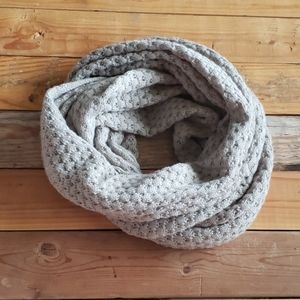Gray infinity scarf